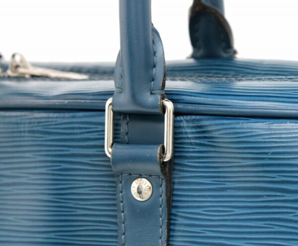 11662373 6 Louis Vuitton Epi Porte Document Voyage Business Bag Leather Blue