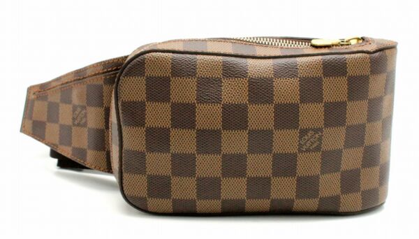 11662450 Louis Vuitton Damier Jeronimos Waist Bag Canvas Brown