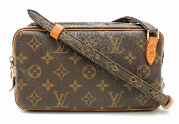 11662469 Louis Vuitton Monogram Marly Bandouliere Shoulder Bag Canvas Brown