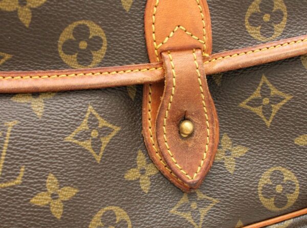 11662470 5 Louis Vuitton Monogram Gibessière PM Shoulder Bag Canvas Brown