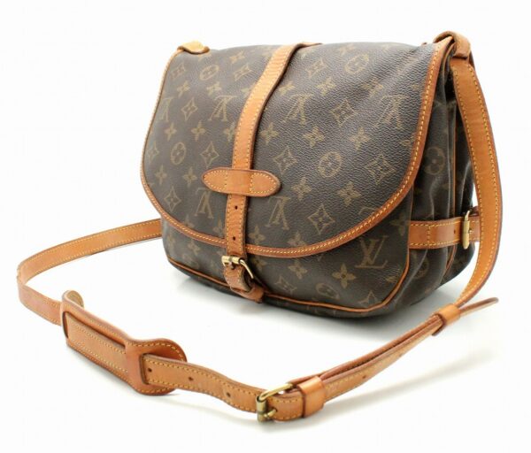 11662478 1 Louis Vuitton Monogram Saumur 30 Shoulder Bag Canvas Brown