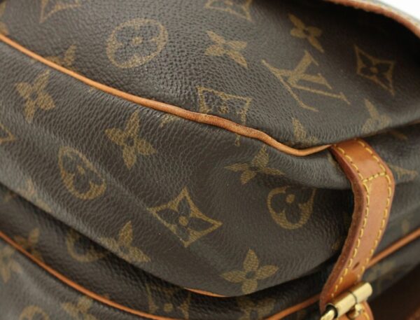 11662478 2 Louis Vuitton Monogram Saumur 30 Shoulder Bag Canvas Brown