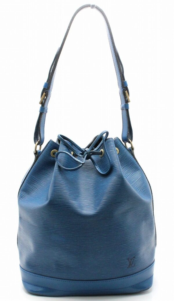 11662487 Louis Vuitton Epi Noe Drawstring Shoulder Bag Leather Blue