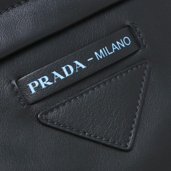 116671m5 Prada Grace Luxe Crossbody Bag Black