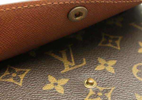 11670005 5 Louis Vuitton Monogram Double Lava Clutch Bag Canvas Brown