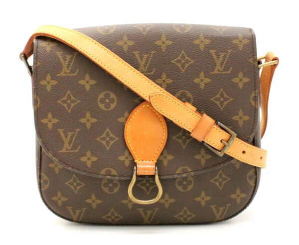 11670007 Louis Vuitton Monogram Saint Cloud Shoulder Bag Canvas Brown