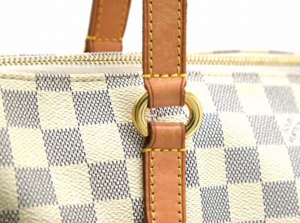 11670042 6 Louis Vuitton Damier Azur Totally PM Tote Bag Canvas White