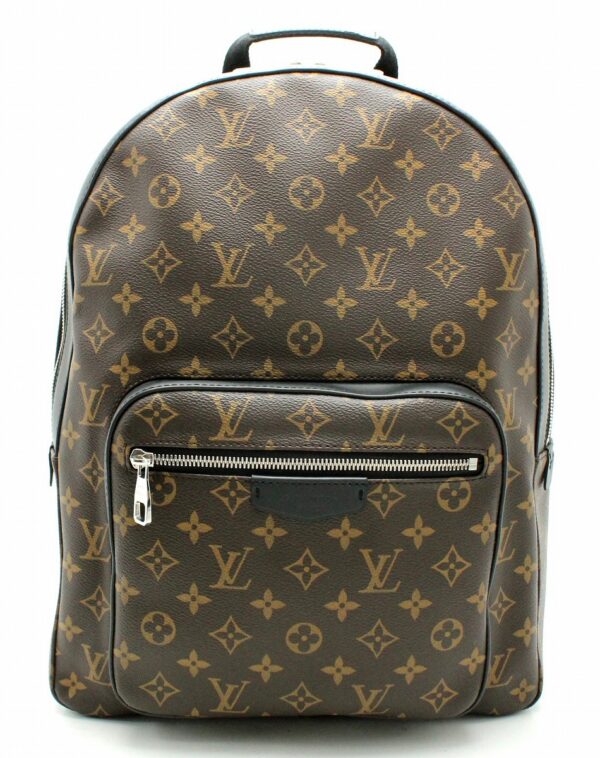 11670089 Louis Vuitton Monogram Macassar Josh Backpack Canvas Brown