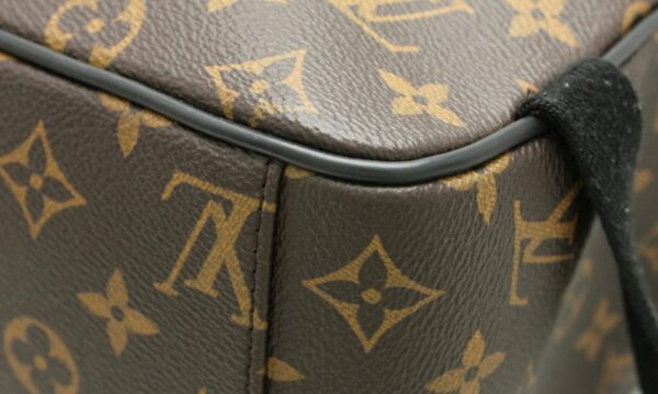 11670089 2 Louis Vuitton Monogram Macassar Josh Backpack Canvas Brown