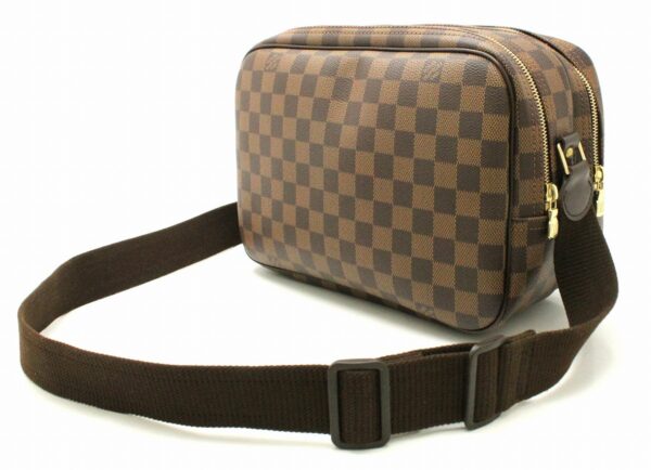 11670097 1 Louis Vuitton Damier Reporter PM Shoulder Bag Canvas Brown