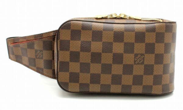 11670117 Louis Vuitton Damier Jeronimos Waist Bag Canvas Brown