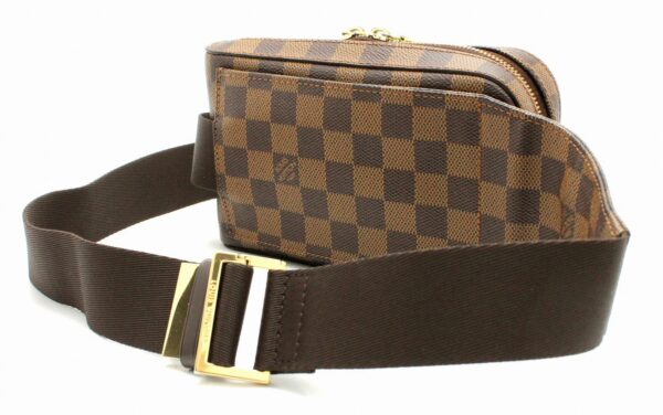 11670117 1 Louis Vuitton Damier Jeronimos Waist Bag Canvas Brown