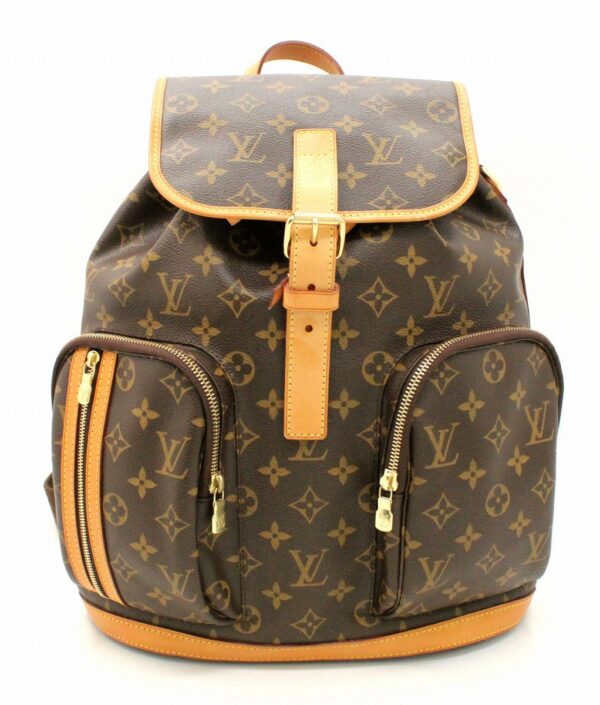 11670126 Louis Vuitton Monogram Sac Ad Backpack Canvas Brown