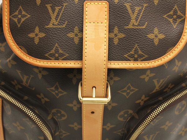 11670126 7 Louis Vuitton Monogram Sac Ad Backpack Canvas Brown