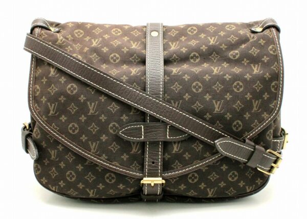 11670134 Louis Vuitton Monogram Saumur 30 Shoulder Bag Canvas Brown