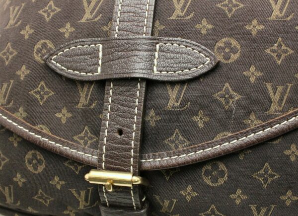 11670134 7 Louis Vuitton Monogram Saumur 30 Shoulder Bag Canvas Brown