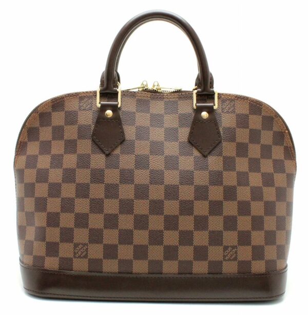 11670145 Louis Vuitton Damier Alma Handbag Canvas Brown