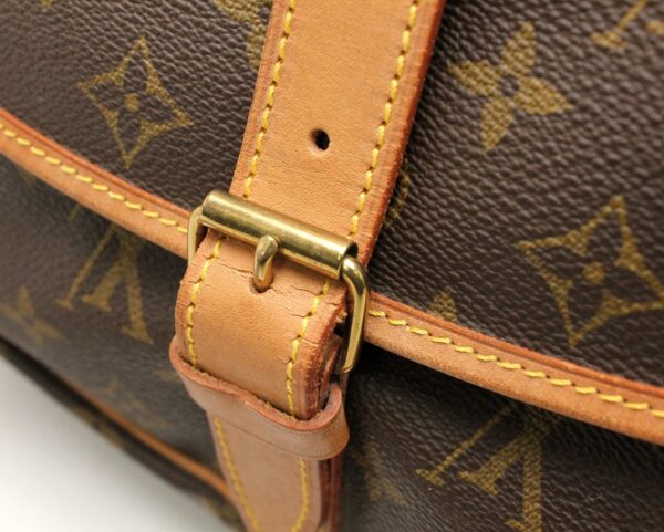 11670196 5 Louis Vuitton Monogram Saumur 35 Shoulder Bag Canvas Brown