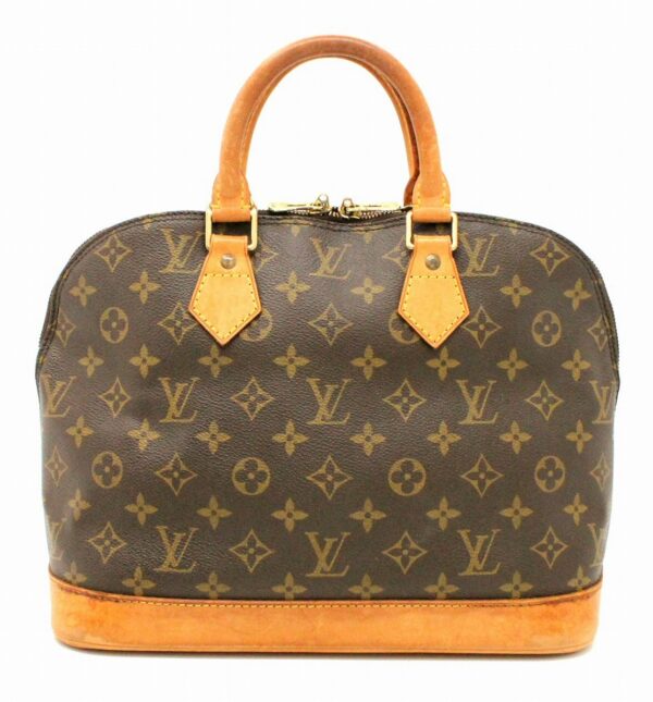 11670197 Louis Vuitton Monogram Alma Handbag Canvas Brown