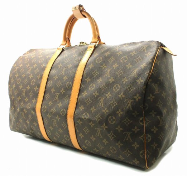 11670199 1 Louis Vuitton Monogram Keepall 55 Bag Canvas Brown