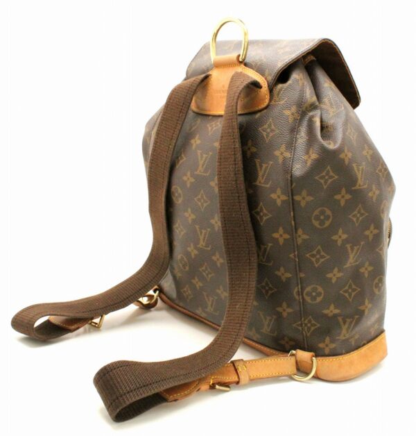 11670217 1 Louis Vuitton Monogram Montsouris GM Backpack Canvas Brown