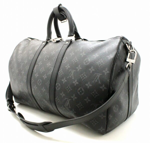 11670237 1 Louis Vuitton Monogram Keepall Bandouliere 45 Bag Canvas Brown