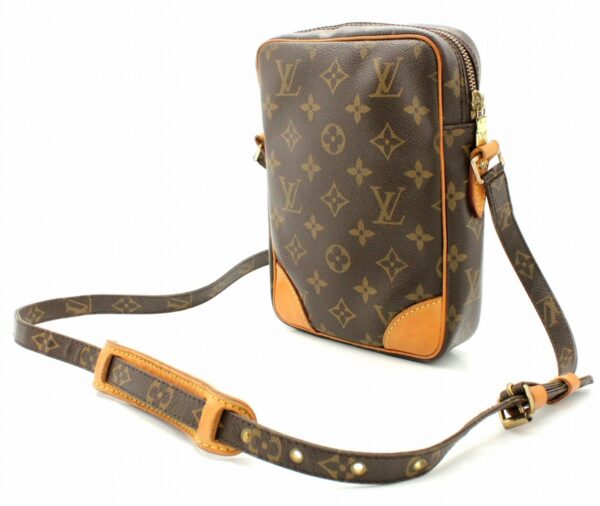 11670266 1 Louis Vuitton Monogram Danube Shoulder Bag Canvas Brown