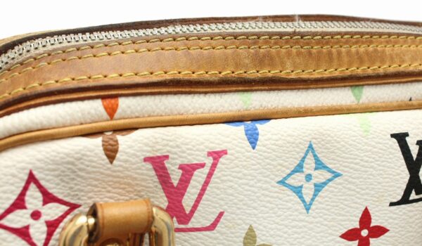 11670294 2 Louis Vuitton Monogram Multicolor Priscilla Handbag White