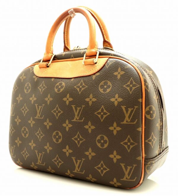 11670354 1 Louis Vuitton Monogram Trouville Handbag Canvas Brown