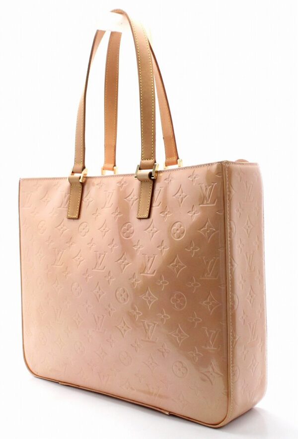 11670355 1 Louis Vuitton Monogram Vernis Columbus Tote Bag Leather Pink