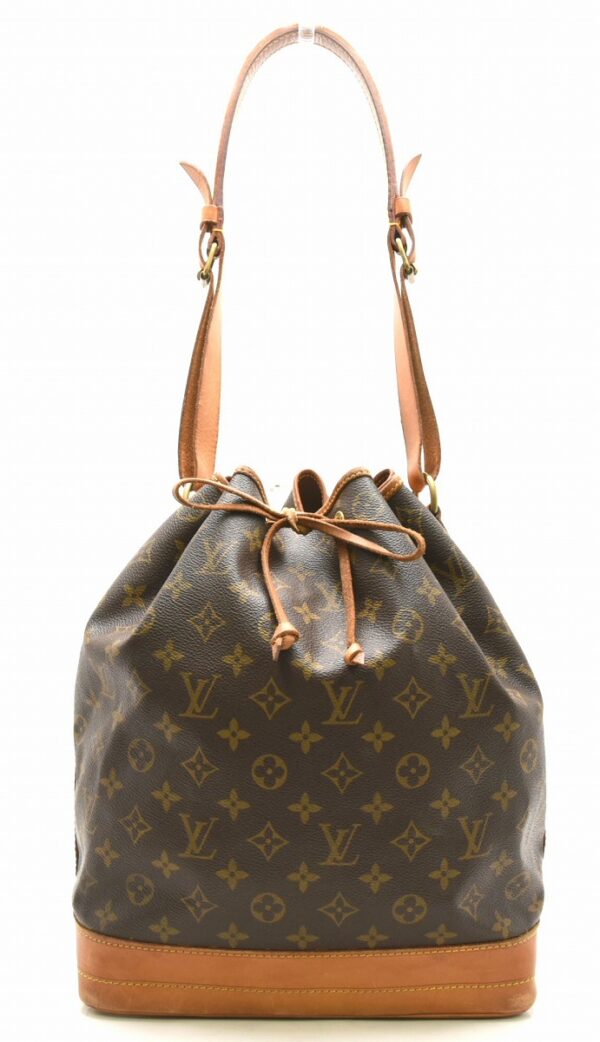 11670371 Louis Vuitton Monogram Noe Shoulder Bag Canvas Brown