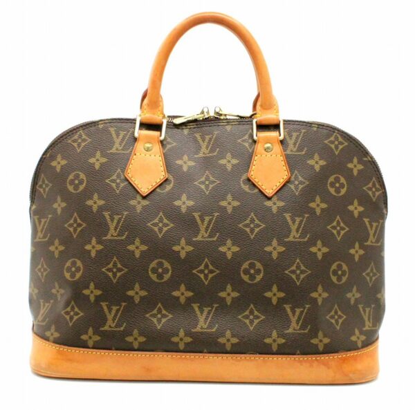 11670429 Louis Vuitton Monogram Alma Handbag Canvas Brown