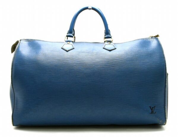 11670572 Louis Vuitton Epi Keepall 45 Bag Leather Blue