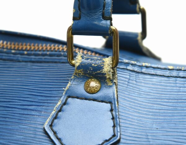 11670572 6 Louis Vuitton Epi Keepall 45 Bag Leather Blue