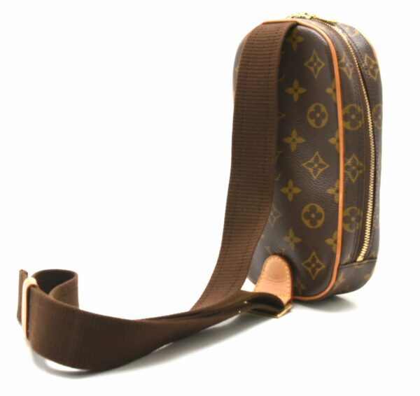 11670576 1 Louis Vuitton Monogram Pochette Ganju Body Bag Canvas Brown