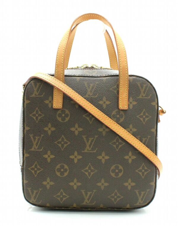 11670652 Louis Vuitton Monogram Spontini Shoulder Bag Canvas Brown