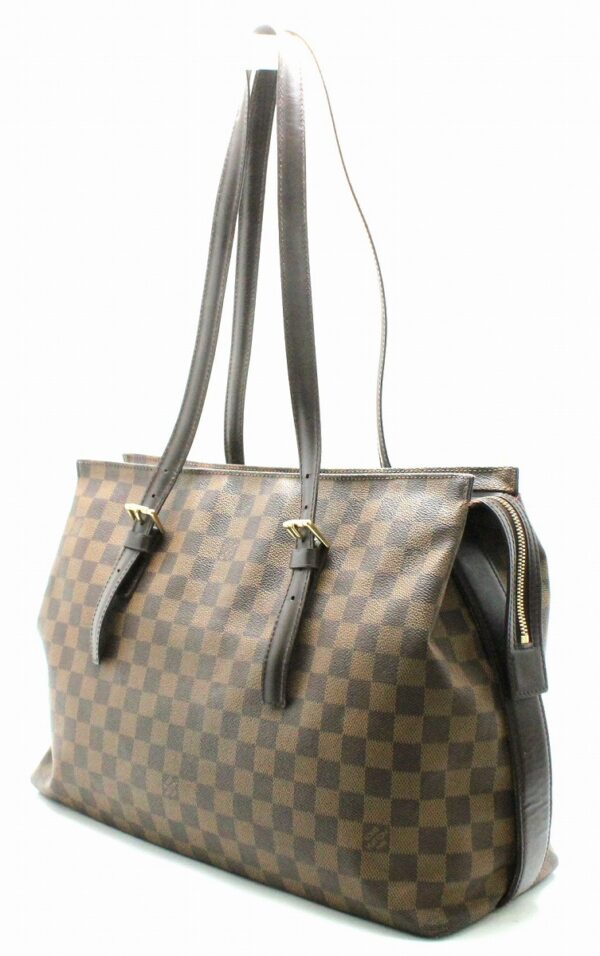 11670659 1 Louis Vuitton Damier Chelsea Tote Bag Canvas Brown