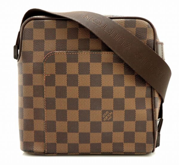 11670663 Louis Vuitton Damier Olaf PM Shoulder Bag Canvas Brown