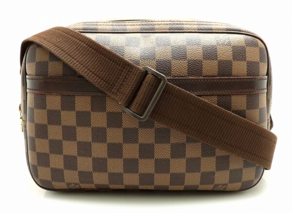 11670664 Louis Vuitton Damier Reporter PM Shoulder Bag Canvas Brown