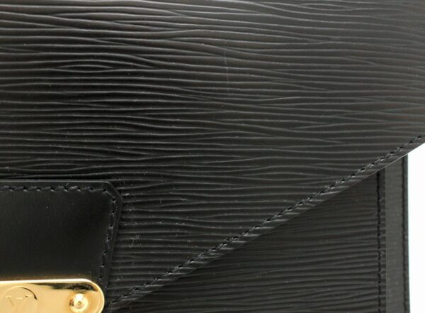 11670676 6 Louis Vuitton Epi Monceau Handbag Leather Black