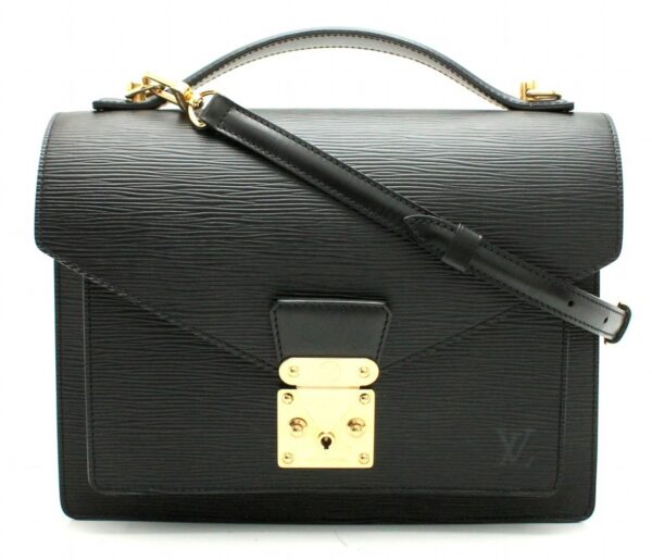 11670679 Louis Vuitton Epi Monceau 2WAY Handbag Leather Black