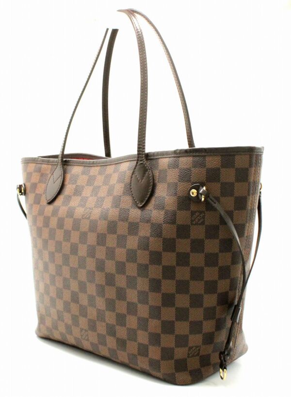 11670750 1 Louis Vuitton Damier Neverfull MM Tote Bag Canvas Brown