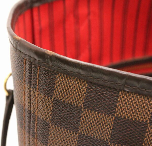 11670750 5 Louis Vuitton Damier Neverfull MM Tote Bag Canvas Brown