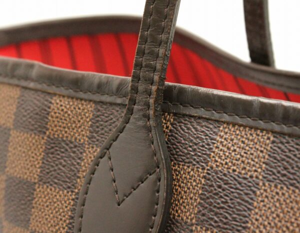 11670750 6 Louis Vuitton Damier Neverfull MM Tote Bag Canvas Brown