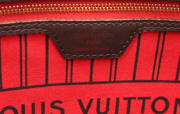 11670750 8 Louis Vuitton Damier Neverfull MM Tote Bag Canvas Brown