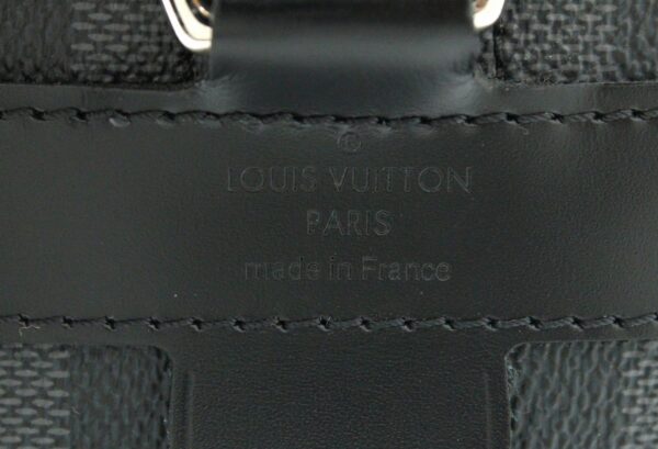 11670752 8 Louis Vuitton Damier Graphite PDV Porte de Cumin Voyage GM Document Bag Canvas Black