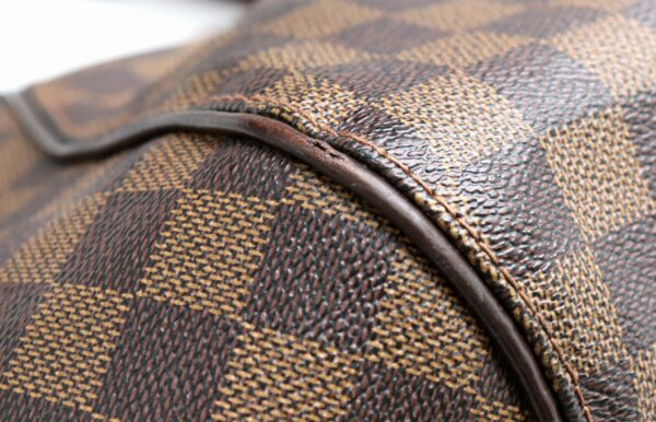 11670754 2 Louis Vuitton Damier Sistine PM Shoulder Bag Canvas Brown