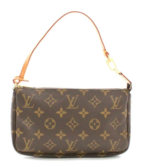 11670796 Louis Vuitton Monogram Pochette Accessory Pouch Canvas Brown