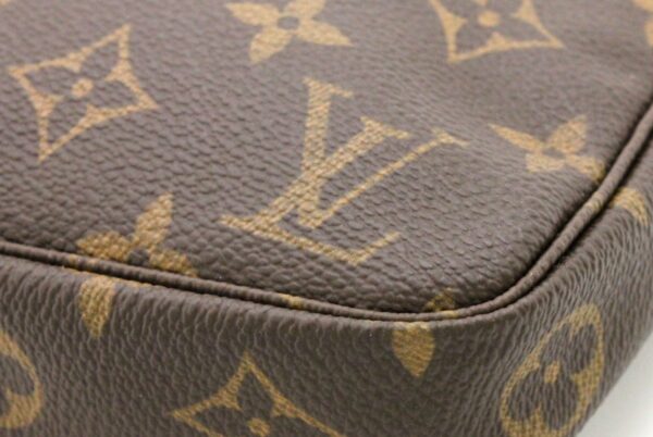 11670796 2 Louis Vuitton Monogram Pochette Accessory Pouch Canvas Brown