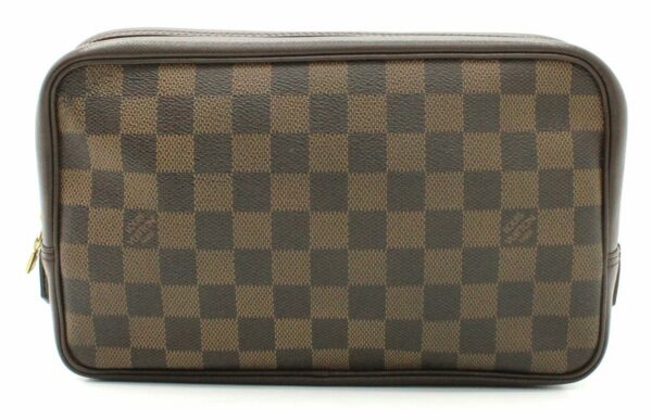 11670824 Louis Vuitton Damier True Toilet Pouch Canvas Brown